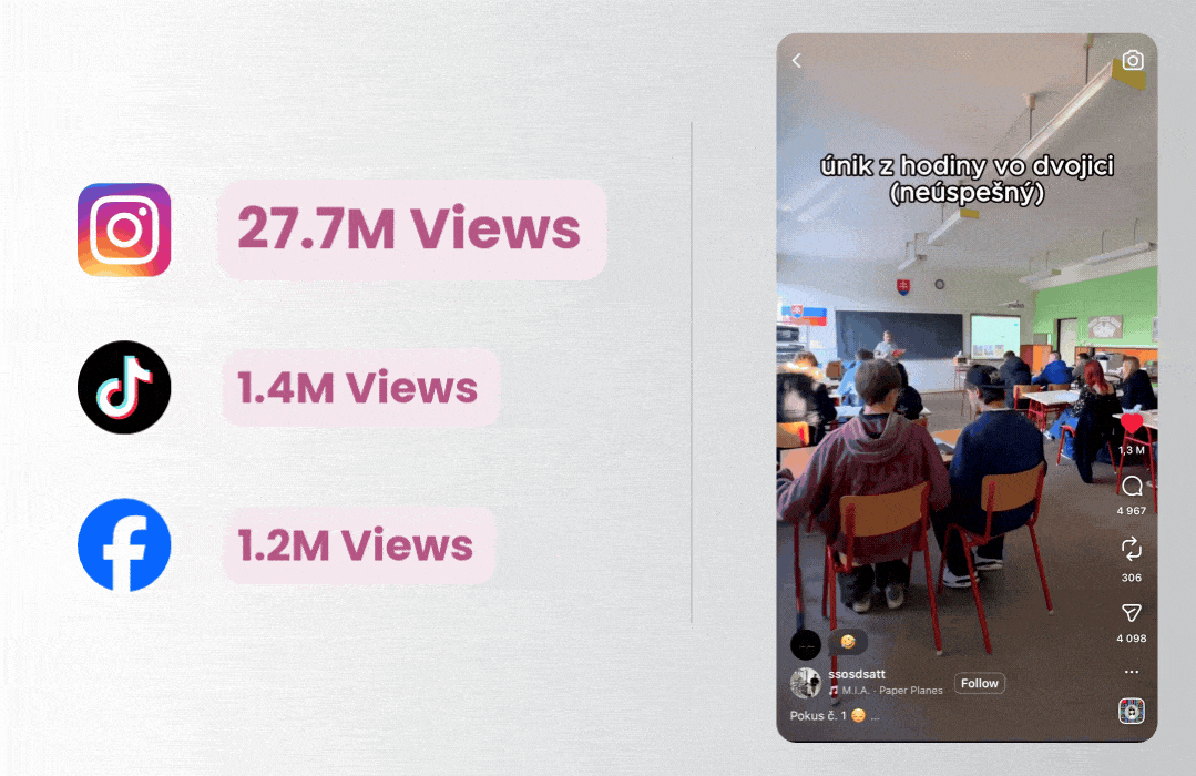 DSAkademien TikTok content showcase
